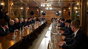 Владимир Делба и Максим Решетников провели совещание по вопросам развития туристической отрасли Абхазии