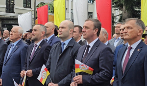Владимир Делба принял участие в мероприятиях к Дню флага Южной Осетии