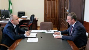 Владимир Делба и Денис Гулария обсудили повышение пенсий отдельным категориям пенсионеров