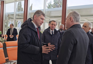 В Абхазию с рабочим визитом прибыл министр экономического развития Российской Федерации Максим Решетников