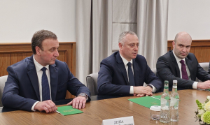 Владимир Делба принял участие во встрече с президентом РЮО Аланом Гаглоевым