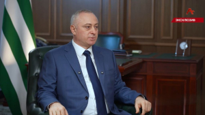 Эксклюзивное интервью президента Бадры Гунба Абхазскому телевидению