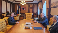 Джансух Нанба встретился с главой Республики Крым Сергеем Аксёновым