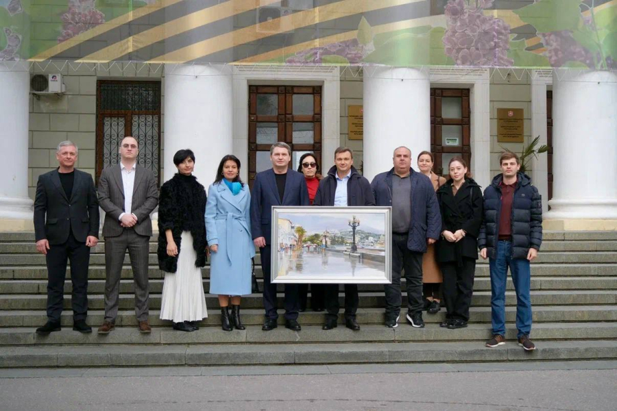 Джансух Нанба встретился с председателем Ялтинского городского совета Константином Шимановским