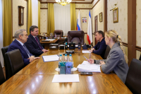 Джансух Нанба встретился с председателем Совета министров Республики Крым Юрием Гоцанюк